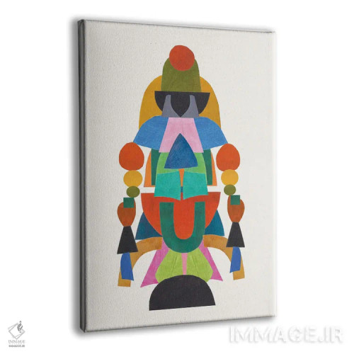 تابلو مینیمال رقاص کیهانی اثر ان شیپ - نمای پرسپکتیو محصول