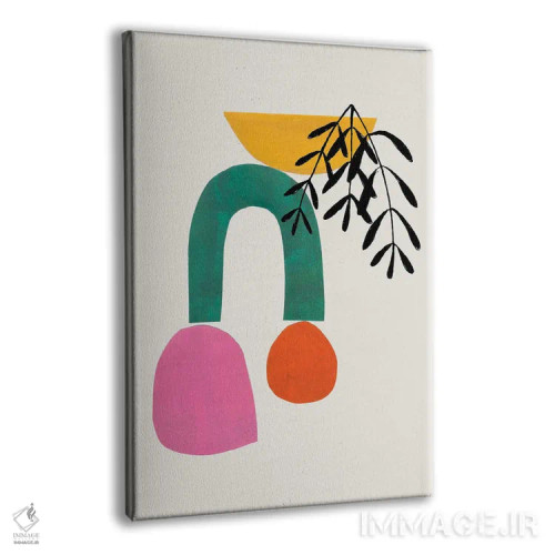 تابلو مینیمال باغ شکوفا اثر ان شیپ - نمای پرسپکتیو محصول