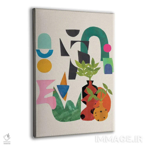 تابلو مینیمال شب های تابستانی اثر ان شیپ - نمای پرسپکتیو محصول