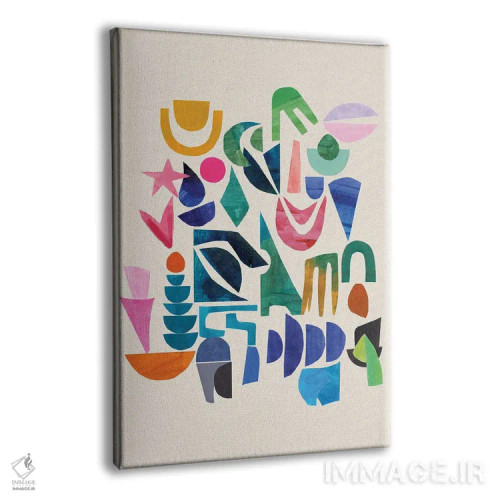 تابلو مینیمال جیب خالی شده اثر ان شیپ - نمای پرسپکتیو محصول