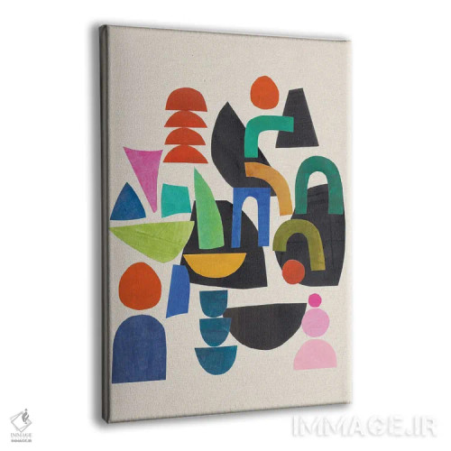 تابلو مینیمال دور و دور اثر ان شیپ - نمای پرسپکتیو محصول