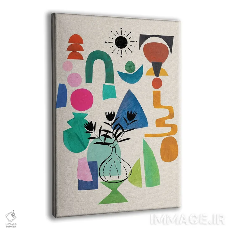 تابلو مینیمال برای همیشه ماندگار اثر ان شیپ - نمای پرسپکتیو محصول