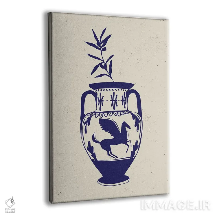 تابلو دکوراتیو گلدان یونانی اثر اوگنیا اسمیرنوا - نمای پرسپکتیو محصول