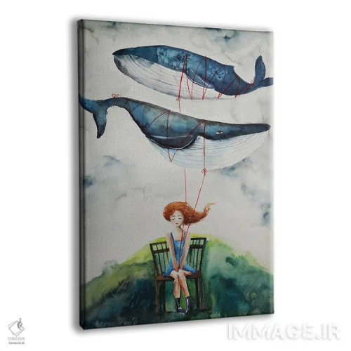 تابلو دکوراتیو در آغوش گرفتن اثر اوگنیا اسمیرنوا - نمای پرسپکتیو محصول