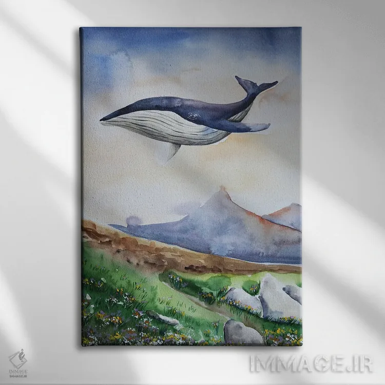 تابلو دکوراتیو در مزرعه بهاری اثر اوگنیا اسمیرنوا - نمای روبهرو روی دیوار