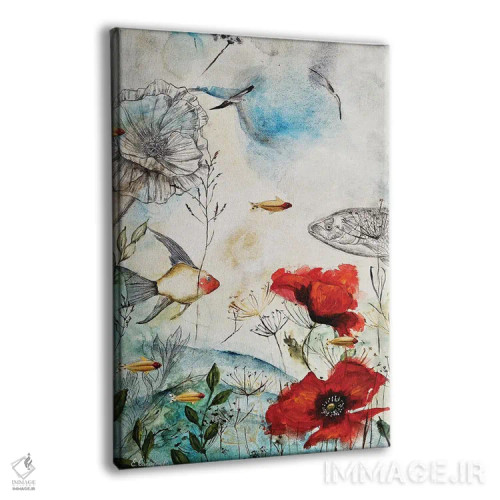 تابلو دکوراتیو گوش دادن به آواز باد اثر اوگنیا اسمیرنوا - نمای پرسپکتیو محصول