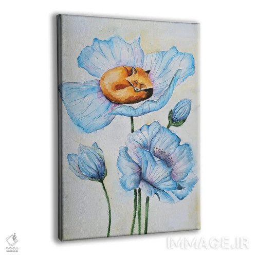 تابلو دکوراتیو سکوت اثر اوگنیا اسمیرنوا - نمای پرسپکتیو محصول