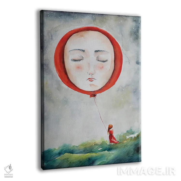 تابلو دکوراتیو روح اثر اوگنیا اسمیرنوا - نمای پرسپکتیو محصول