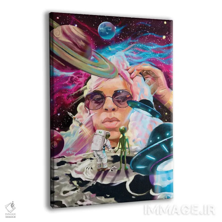 تابلو دکوراتیو برتری اثر ابن نواکپانی - نمای پرسپکتیو محصول