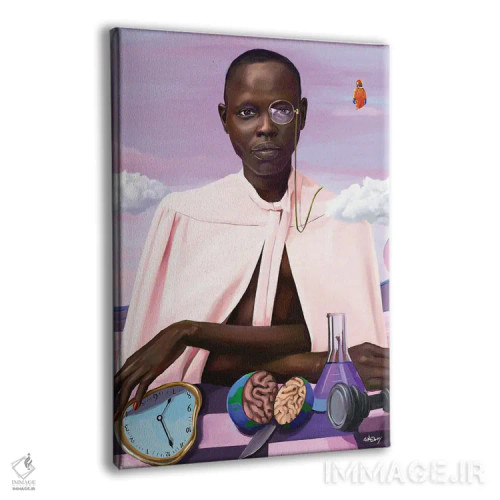 تابلو دکوراتیو کالبدشکافی واقعیت اثر ابن نواکپانی - نمای پرسپکتیو محصول