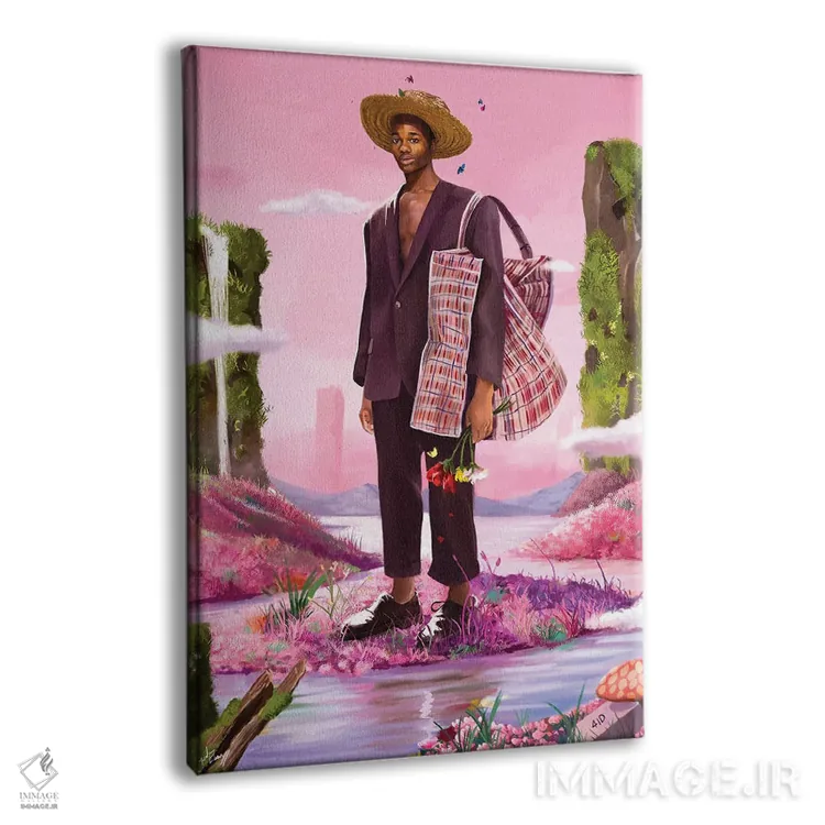 تابلو دکوراتیو کوچ نشین اثر ابن نواکپانی - نمای پرسپکتیو محصول