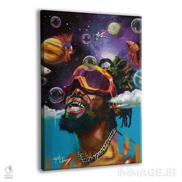 تابلو دکوراتیو آینده نگر اثر ابن نواکپانی - نمای پرسپکتیو محصول