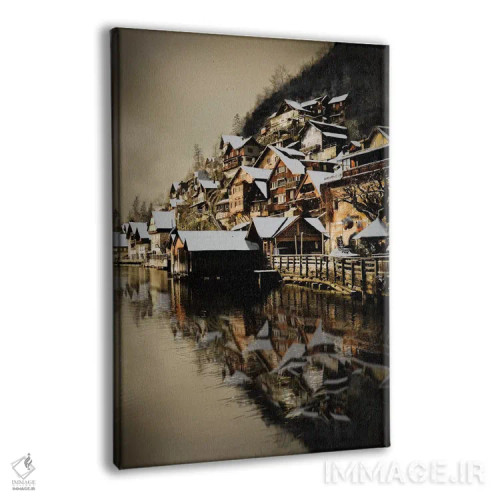 تابلو دکوراتیو هالشتات، اتریش اثر انزو رومانو - نمای پرسپکتیو محصول