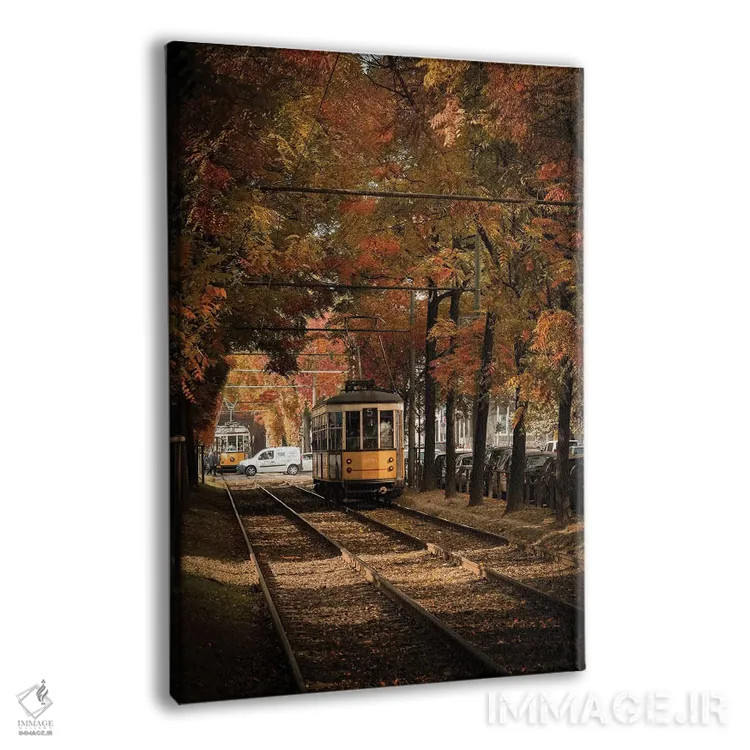 تابلو دکوراتیو پاییز در میلان اثر انزو رومانو - نمای پرسپکتیو محصول