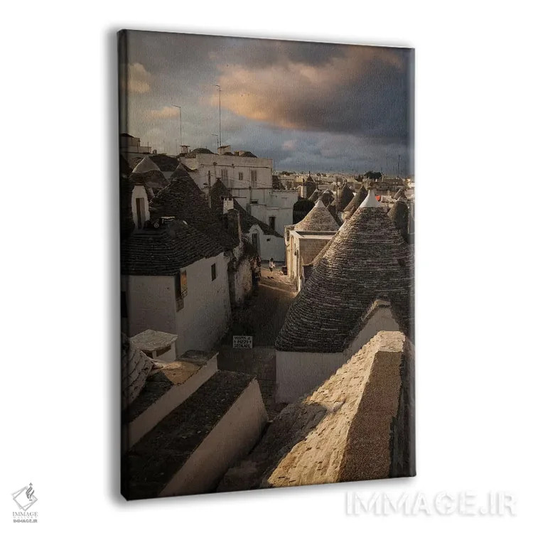 تابلو دکوراتیو آلبروبلو، آپولیا ۲ اثر انزو رومانو - نمای پرسپکتیو محصول