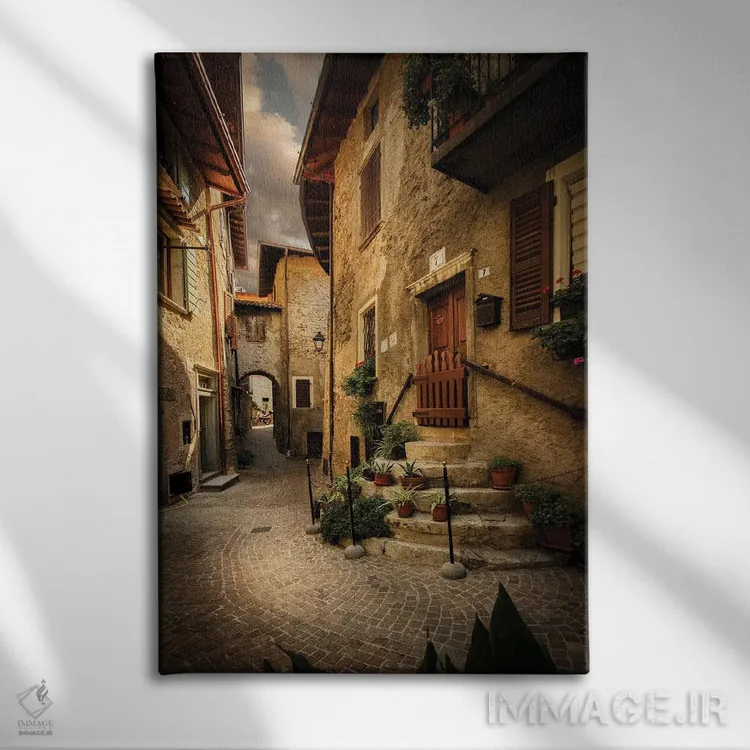 تابلو دکوراتیو ترموزینه ۲، لمباردی، ایتالیا اثر انزو رومانو - نمای روبهرو روی دیوار