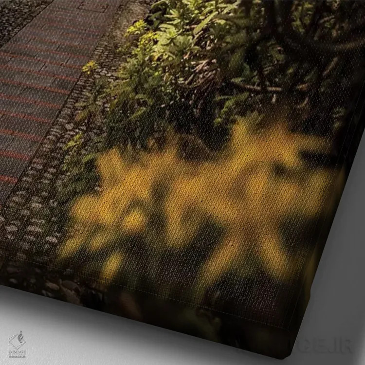 تابلو دکوراتیو بادالوکو، لیگوریا، ایتالیا اثر انزو رومانو - نمای نزدیک بافت بوم