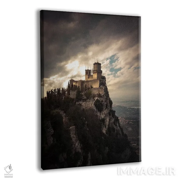 تابلو دکوراتیو سان مارینو اثر انزو رومانو - نمای پرسپکتیو محصول