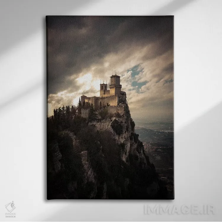 تابلو دکوراتیو سان مارینو اثر انزو رومانو - نمای روبهرو روی دیوار