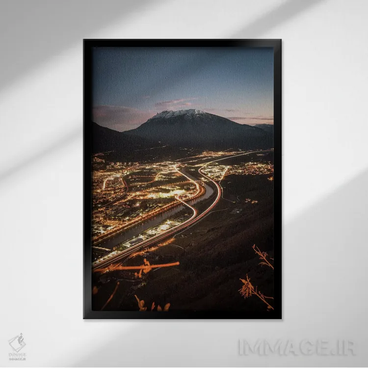 تابلو دکوراتیو ترنتو، ترنتینو-آلتو آدیجه، ایتالیا ۳ اثر انزو رومانو - نمای قابدار مشکی