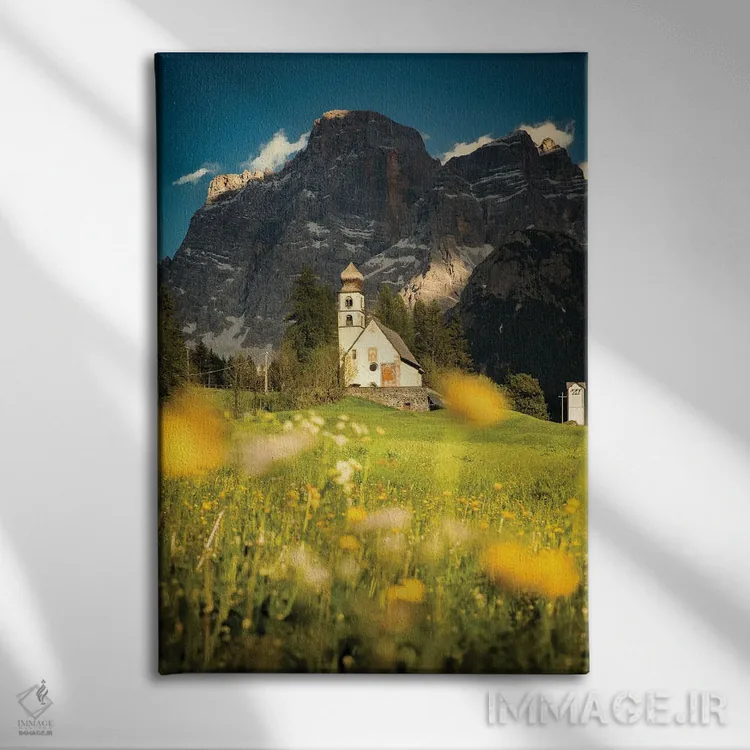 تابلو دکوراتیو کلیسای سانتا فوسکا ۲ اثر انزو رومانو - نمای روبهرو روی دیوار