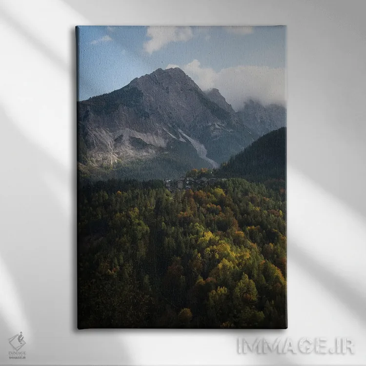 تابلو دکوراتیو چیبیانا اثر انزو رومانو - نمای روبهرو روی دیوار