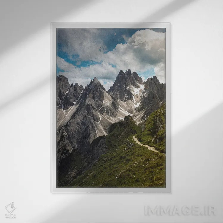 تابلو دکوراتیو کاباوری دی میزورینا ۳ اثر انزو رومانو - نمای قابدار سفید