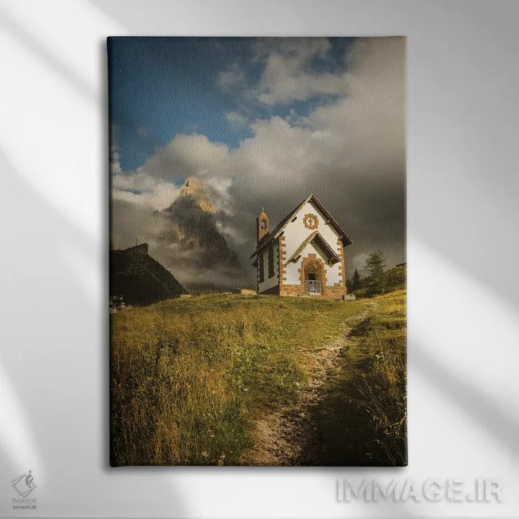 تابلو دکوراتیو گردنه رولله اثر انزو رومانو - نمای روبهرو روی دیوار