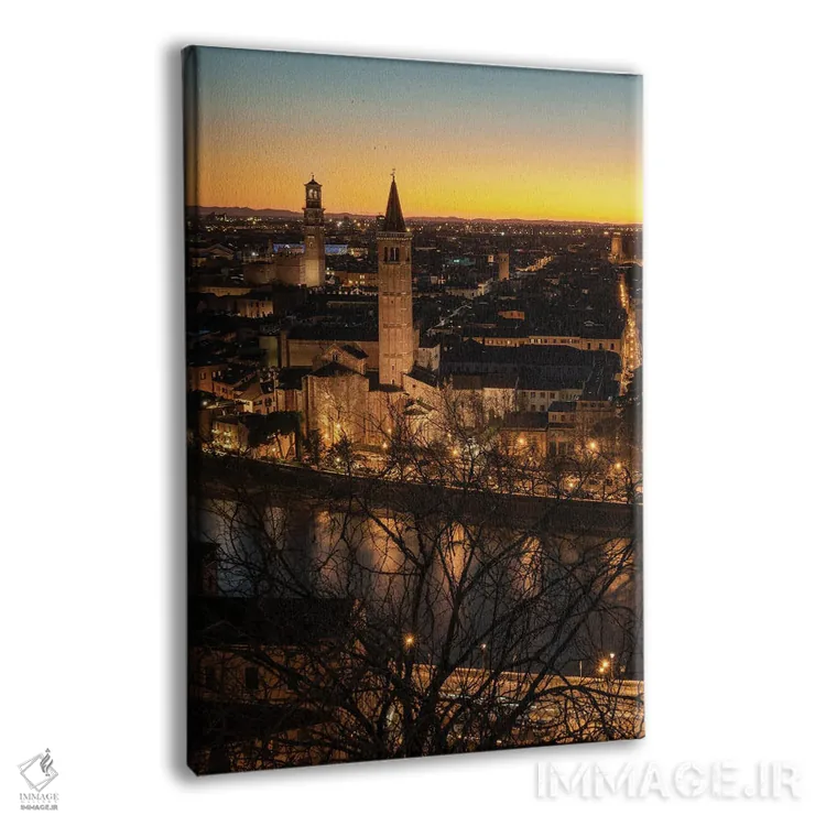 تابلو دکوراتیو ورونا II اثر انزو رومانو - نمای پرسپکتیو محصول