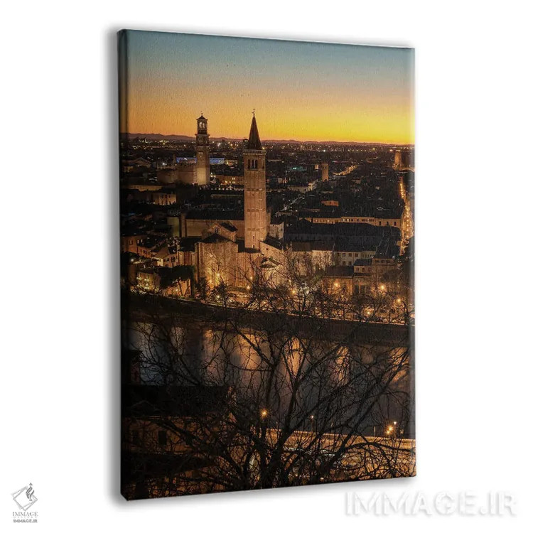 تابلو دکوراتیو ورونا II اثر انزو رومانو - نمای پرسپکتیو محصول