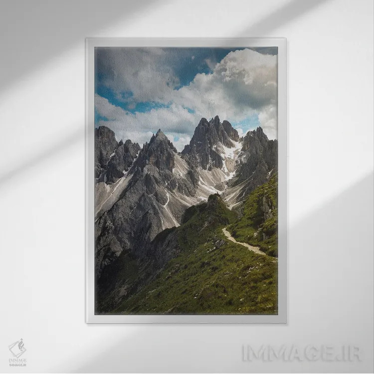 تابلو دکوراتیو کاباوری دی میزورینا اثر انزو رومانو - نمای قابدار سفید