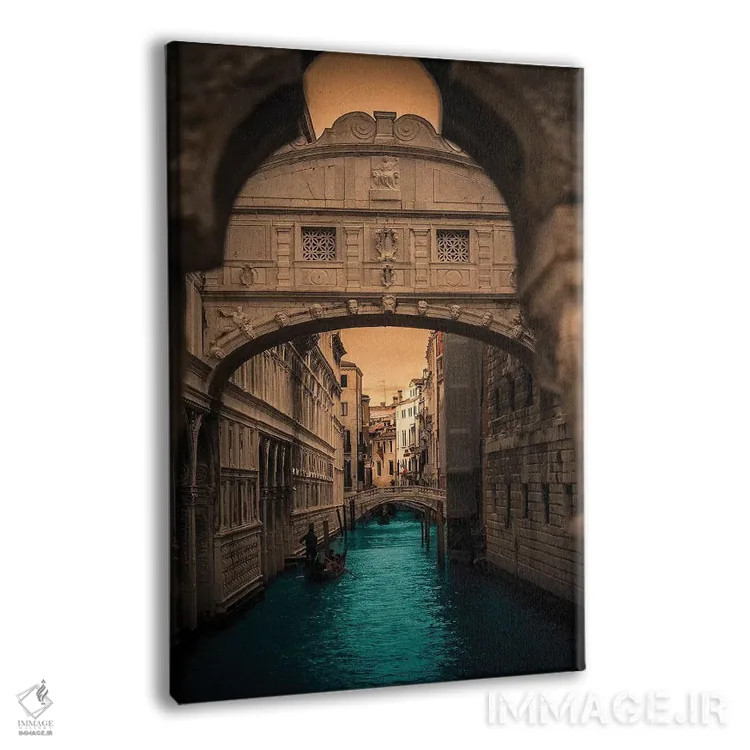 تابلو دکوراتیو پل برای آه ها، ونیز اثر انزو رومانو - نمای پرسپکتیو محصول