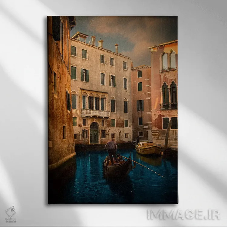 تابلو دکوراتیو نقطه مخفی اثر انزو رومانو - نمای روبهرو روی دیوار