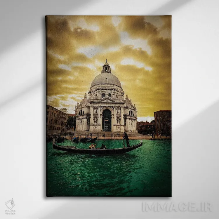 تابلو دکوراتیو ونیز I اثر انزو رومانو - نمای روبهرو روی دیوار