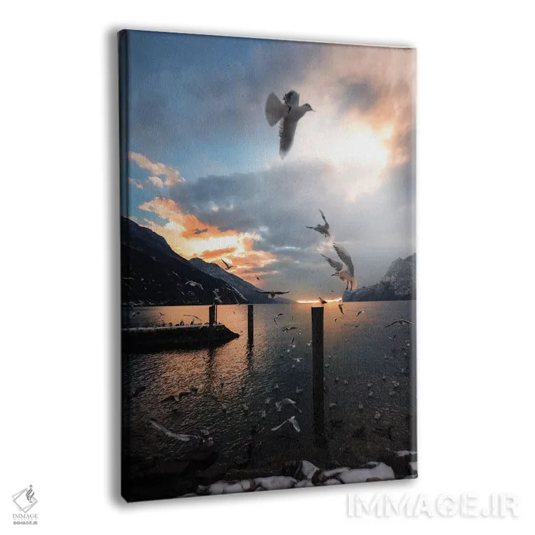 تابلو دکوراتیو توربوله اثر انزو رومانو - نمای پرسپکتیو محصول