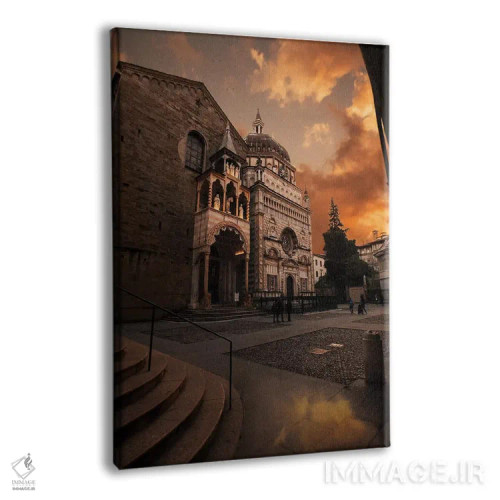 تابلو دکوراتیو برگامو اثر انزو رومانو - نمای پرسپکتیو محصول