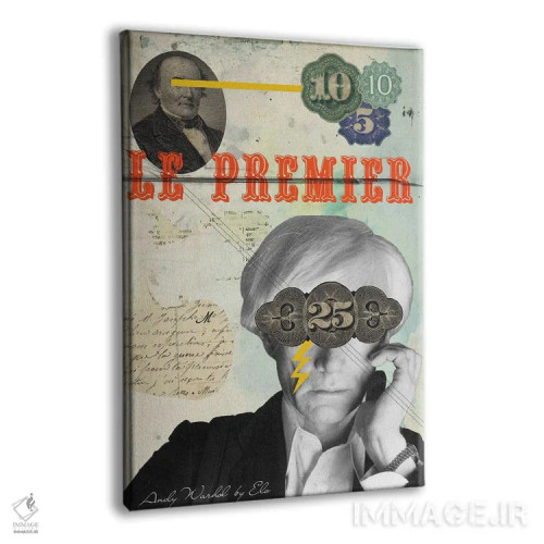 تابلو دکوراتیو اندی اثر الو مارک - نمای پرسپکتیو محصول