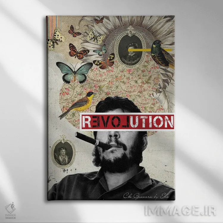 تابلو دکوراتیو چه اثر الو مارک - نمای روبهرو روی دیوار