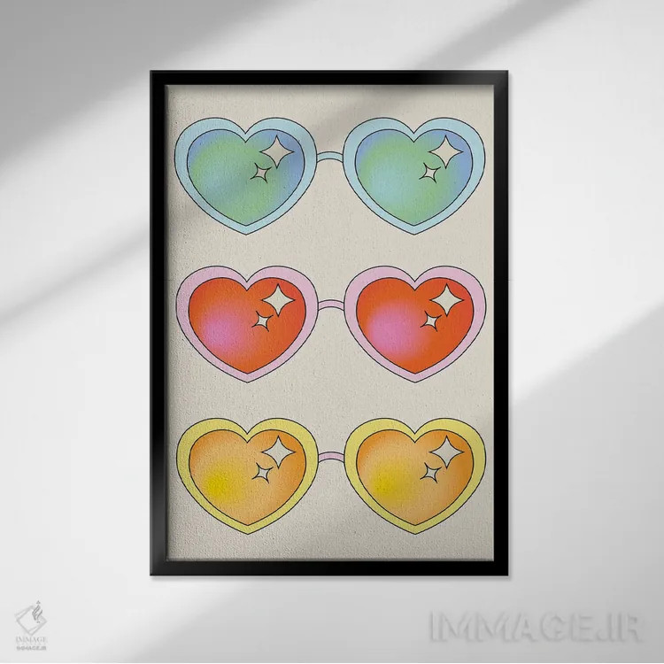 تابلو دکوراتیو دید خلاقانه اثر پاردوکس بی نظیر - نمای قابدار مشکی