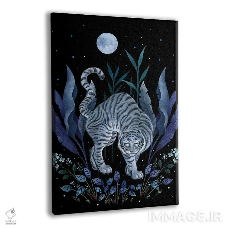 تابلو دکوراتیو سال ببر اثر اپیزودیک دراوینگ - نمای پرسپکتیو محصول