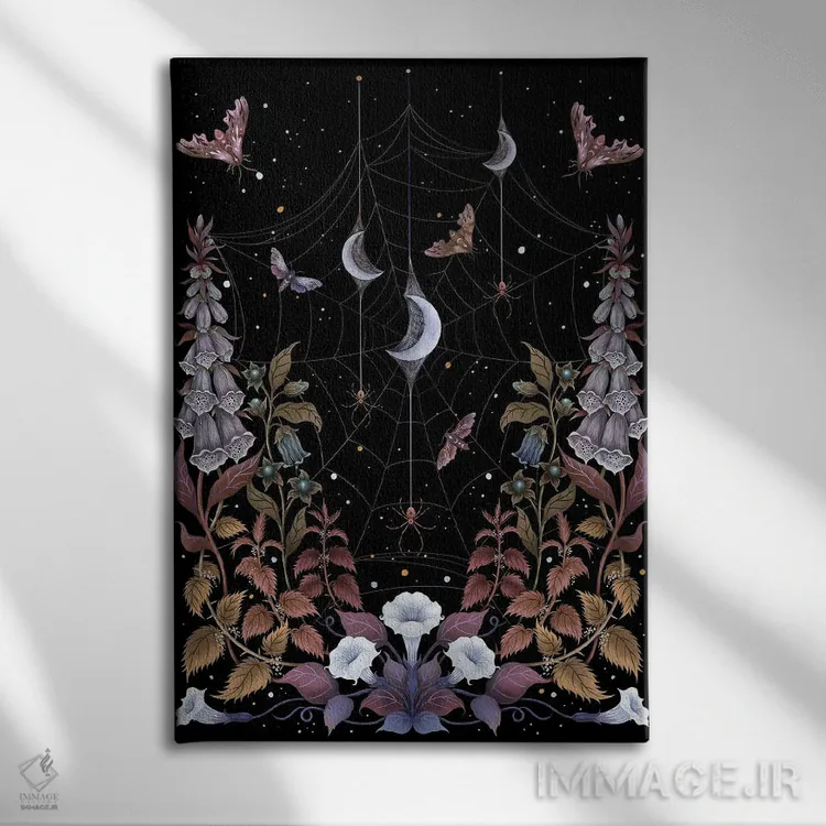تابلو دکوراتیو باغ جادوگر اثر اپیزودیک دراوینگ - نمای روبهرو روی دیوار