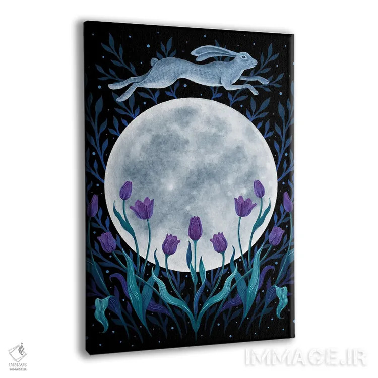 تابلو دکوراتیو ماه عید پاک اثر اپیزودیک دراوینگ - نمای پرسپکتیو محصول