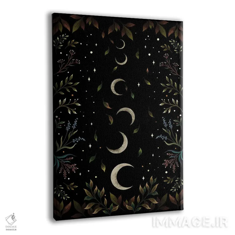 تابلو دکوراتیو باغ ماه هلالی اثر اپیزودیک دراوینگ - نمای پرسپکتیو محصول