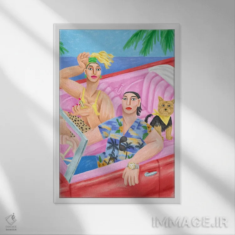 تابلو دکوراتیو کلاس درس در پلاواس اثر Cepa - نمای قابدار سفید