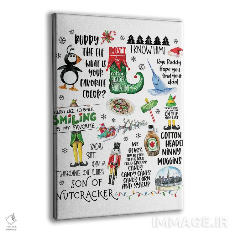 تابلو دکوراتیو نقل قول های فیلم الف اثر افرازی گرافیکز - نمای پرسپکتیو محصول