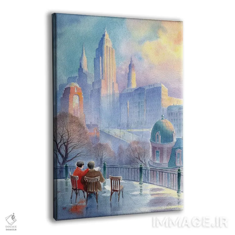 تابلو دکوراتیو رویابین ها اثر النا پروخوروا - نمای پرسپکتیو محصول