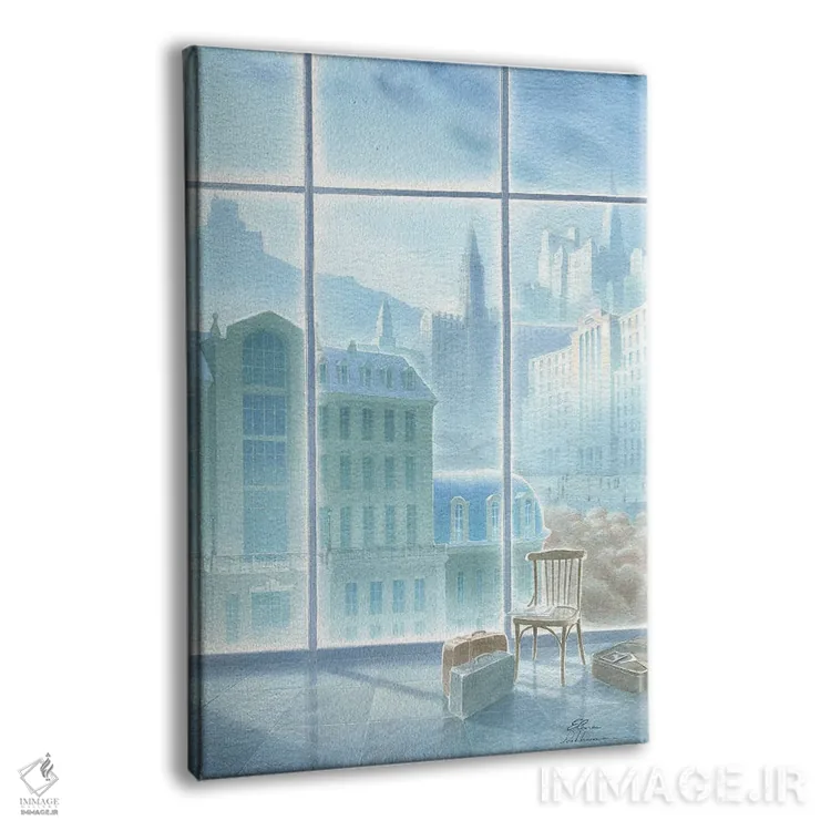 تابلو دکوراتیو عزیمت اثر النا پروخوروا - نمای پرسپکتیو محصول