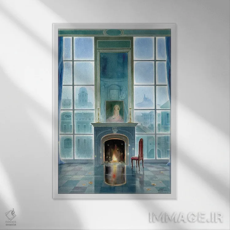 تابلو دکوراتیو روزی که بازخواهی گشت اثر النا پروخوروا - نمای قابدار سفید