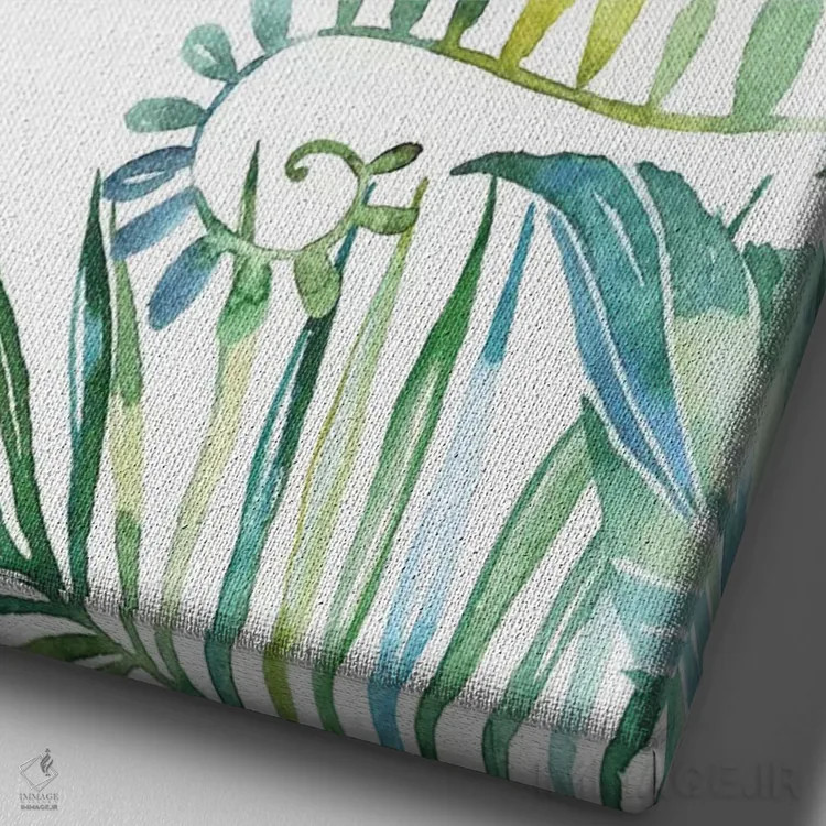 تابلو دکوراتیو فقط انرژی مثبت اثر ادن پرینتیبلز - نمای نزدیک بافت بوم