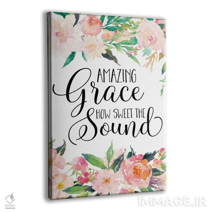 تابلو دکوراتیو فضل شگفت انگیز، چه صدای شیرینی اثر ادن پرینتیبلز - نمای پرسپکتیو محصول